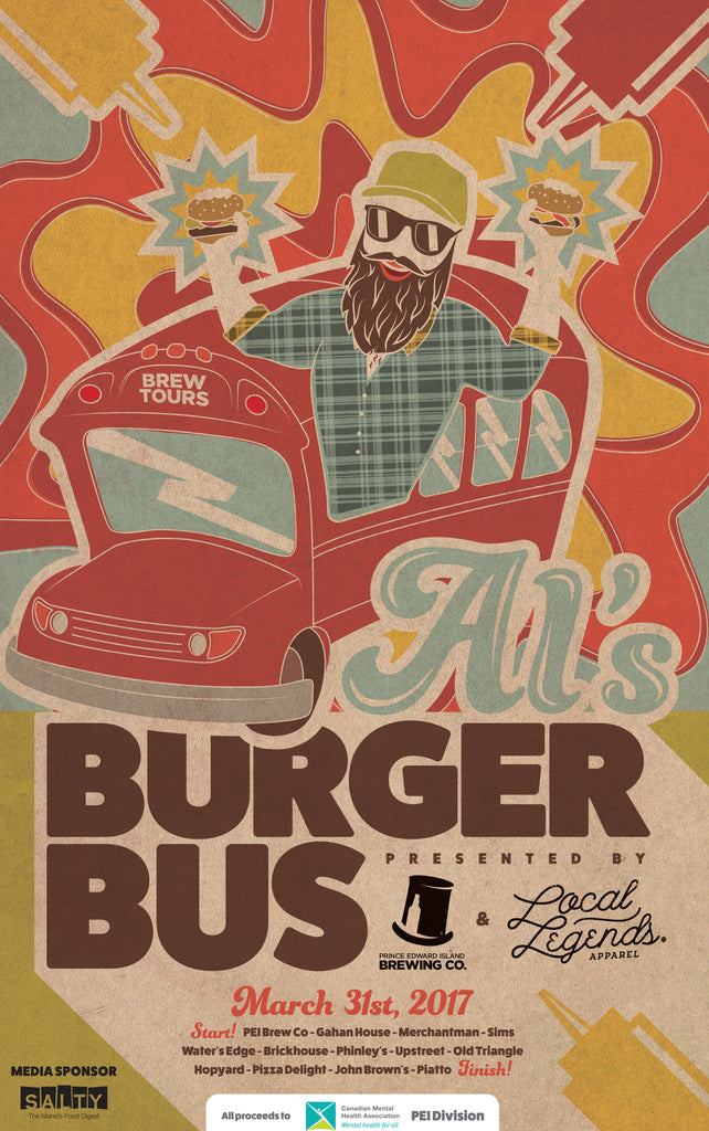 All aboard Al's Burger Bus!